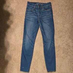 American Eagle Outfitters Women's Classic Blue Skinny Jeans